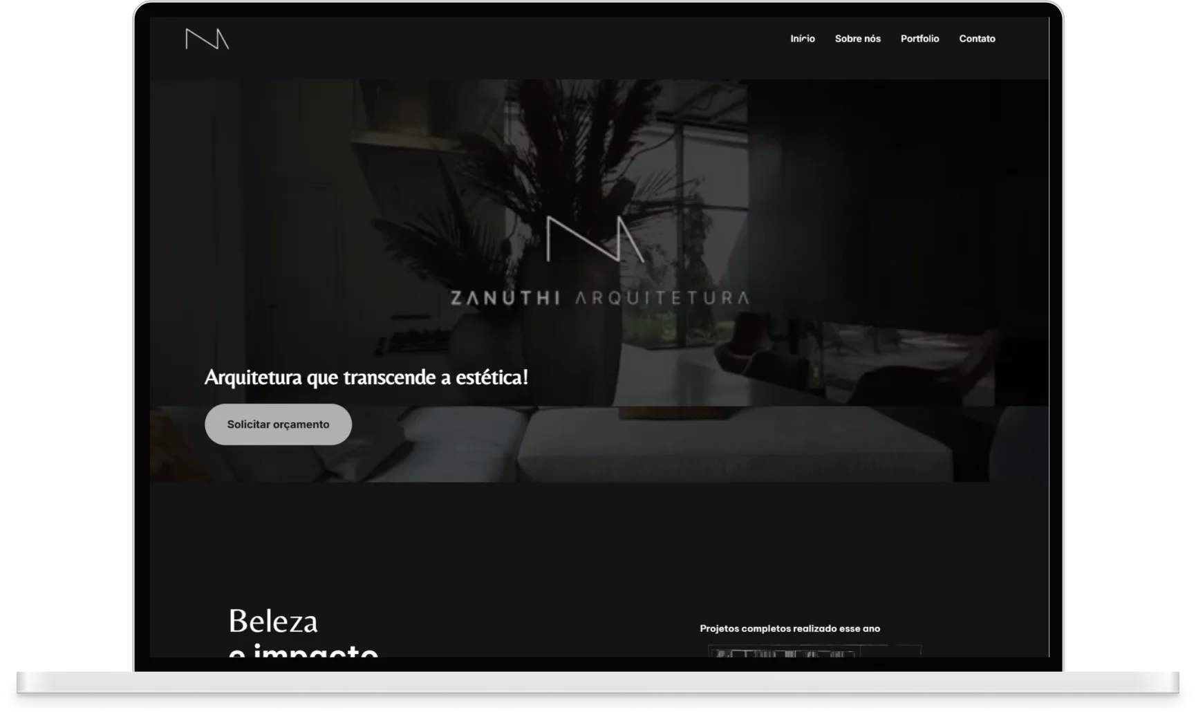 Zanuthi arquitetura (Website)